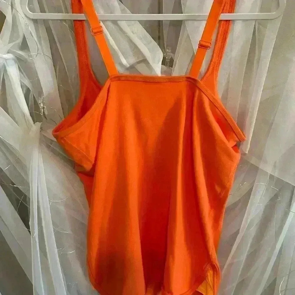 Nike Orange Performance Sports Bra - Picture 2 of 5